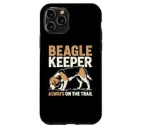 Custodia per iPhone 11 Pro Beagle Keeper Always On The Trail - Amante dei cani