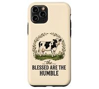 Custodia per iPhone 11 Pro Beati sono la fede cristiana umile fattoria mucca