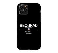 Custodia per iPhone 11 Pro Belgrado Serbia Capitale vacanza a Belgrado regali Srbija