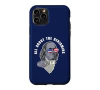 Custodia per iPhone 11 Pro Ben Franklin divertente Tutto sui Benjamins