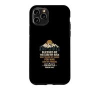 Custodia per iPhone 11 Pro Benedetto sia il Signore la mia roccia per la battaglia Salmo 1441