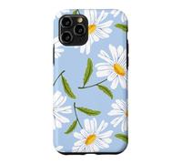 Custodia per iPhone 11 Pro Bianco Daisy Floral Pattern Primavera Fiore Giardino