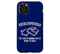 Custodia per iPhone 11 Pro Bibliofobia del lettore La paura di rimanere senza libri da leggere