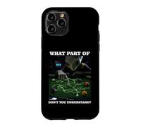 Custodia per iPhone 11 Pro Billiards Physics Alien Nerd Pool Player