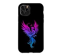 Custodia per iPhone 11 Pro Bisexual Phoenix Bird Bi Pride Flag Rising From Ashes