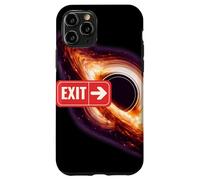 Custodia per iPhone 11 Pro Black Holes Exit - Maglietta con scritta "Fun Space Physics Science"