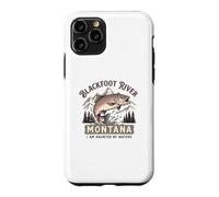 Custodia per iPhone 11 Pro Blackfoot River Montana Pesca a Mosca