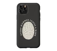 Custodia per iPhone 11 Pro Bladesmith Hammer Incudine Forge Knife Maker Smith