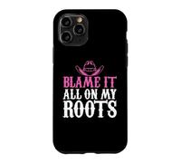 Custodia per iPhone 11 Pro Blame It All On My Roots Cowgirl A Tema Divertente