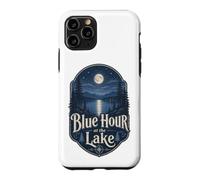 Custodia per iPhone 11 Pro Blue Hour at the Lake Badge Lakecore Estetica