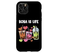 Custodia per iPhone 11 Pro Boba Is Life Bubble Tea Bes-teas Kawaii