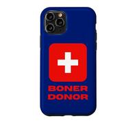 Custodia per iPhone 11 Pro Boner Donor Life Guard Cross Saving vite con umorismo