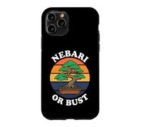 Custodia per iPhone 11 Pro Bonsai Tree Nebari Or Bust Vintage Sunset Gardening