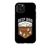 Custodia per iPhone 11 Pro Bottle Digging Deep Digs Mudlarking Glass Hunter