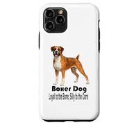 Custodia per iPhone 11 Pro Boxer Dog Fedele all'Osso Silly to the Core Pet Style