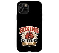 Custodia per iPhone 11 Pro Boxing Hits Different Vintage