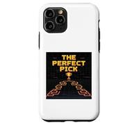 Custodia per iPhone 11 Pro Bracket Buster Gioco Logica Retro Grid Strategia di vittoria