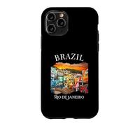 Custodia per iPhone 11 Pro Brasile Souvenir Città di Rio Città Idee per le vacanze turistiche