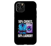 Custodia per iPhone 11 Pro Brazilian Jiu Jitsu 50% Chokes 50% Laundry BJJ
