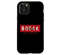 Custodia per iPhone 11 Pro Break the Rules Wild Tiger Quotes Illustration Graphic