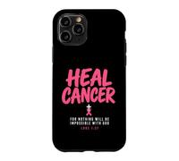 Custodia per iPhone 11 Pro Breast Cancer Awareness Month He Can Heal Christian God