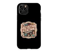 Custodia per iPhone 11 Pro Breastfeeding & Pumping Humor, Nursing Top, Lactating Mom