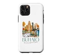 Custodia per iPhone 11 Pro Buffalo, skyline di New York, souvenir della città dei buoni vicini