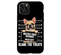 Custodia per iPhone 11 Pro Bulldog Mugshot Multiple Treat Reati incolpano i dolcetti