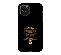 Custodia per iPhone 11 Pro Burro di arachidi Addict Spoon Rituale Food Obsession Craving