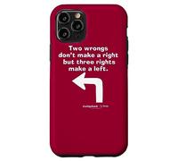 Custodia per iPhone 11 Pro Caddyshack Two Wrongs Don't Make a Right