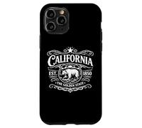 Custodia per iPhone 11 Pro California 1850 Orso Vintage Socal Norcal Los Angeles State