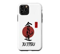 Custodia per iPhone 11 Pro Calligrafia Jujutsu/Arti Marziali Giapponesi Design