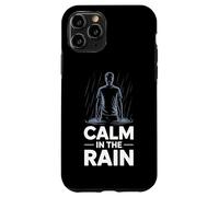 Custodia per iPhone 11 Pro Calm In The Rain Amante Pioggia Accogliente