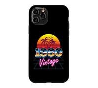 Custodia per iPhone 11 Pro Camicia vintage anni '60 stile retrò anni '80 64° compleanno uomo donna