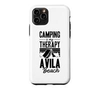Custodia per iPhone 11 Pro Camping Is My Therapy Avila Beach California Campeggio per famiglie
