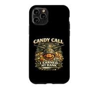 Custodia per iPhone 11 Pro Candy Call ha guadagnato grado veterano militare tema Halloween