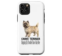 Custodia per iPhone 11 Pro Cane Cairn Terrier che scava problemi dal primo animale domestico