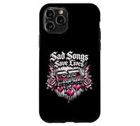Custodia per iPhone 11 Pro Canzoni tristi salvano vite Emo Design