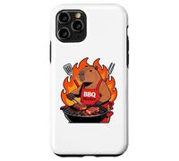 Custodia per iPhone 11 Pro Capybara Cooking Grill BBQ Funny Gift Capybara