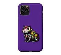 Custodia per iPhone 11 Pro Capybara Mexican Sugar Skull Calavera Viva Mexico Party