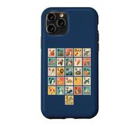 Custodia per iPhone 11 Pro Carino Animale Alfabeto ABC Apprendimento Classroom Teach