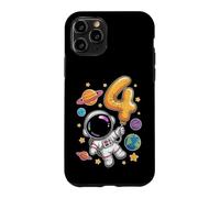 Custodia per iPhone 11 Pro Carino Astronauta 4 ° Space Explorer Cosmic Fun
