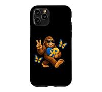 Custodia per iPhone 11 Pro Carino Bigfoot con occhiali da sole supporto per la consapevolezza della sindrome di Down