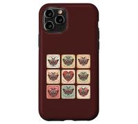 Custodia per iPhone 11 Pro Carino Mothman Valentine Puns Cryptid Lover Cards