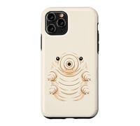 Custodia per iPhone 11 Pro Carino Tardigrade Costume Camicia Orso Acqua Microbiologia