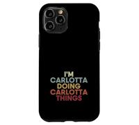 Custodia per iPhone 11 Pro Carlotta Name Carlotta Personalized Name First Given
