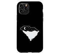 Custodia per iPhone 11 Pro Carolina del sud, mappa, con, orizzonte,