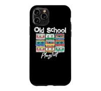 Custodia per iPhone 11 Pro Cassette Tape Music 80s Old School Playlist Vintage Eighties