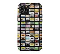 Custodia per iPhone 11 Pro Cassette Tapes Nostalgic Mixtape Music Graphic