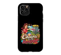 Custodia per iPhone 11 Pro Catene da golf a disco Are My Love Language Funny Disc Golf Women